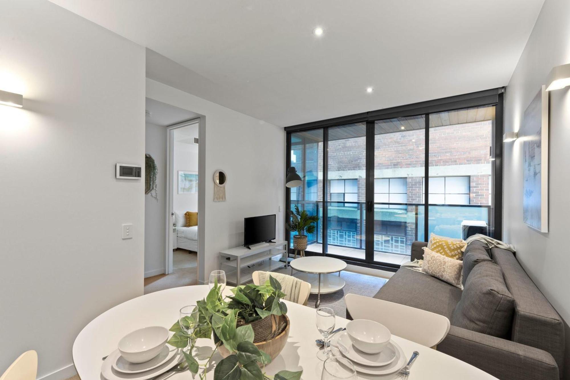 A Chic & Comfy 2Br Apt Near Federation Square Melbourne Zewnętrze zdjęcie